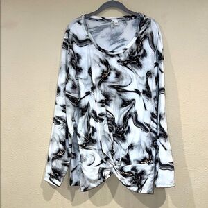 Women’s Est. 1946 tie dye graphic stretch blouse plus size 18/20 W